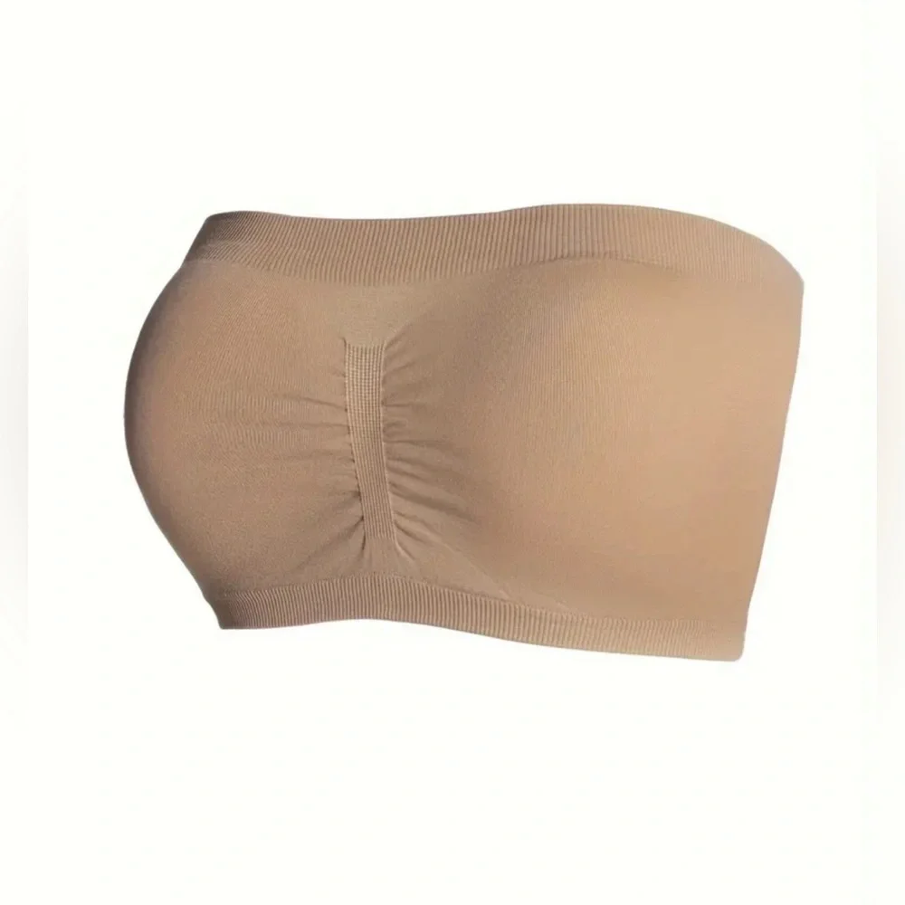 Seamless Non Padded Bandeau Bra - Picture 4 of 7